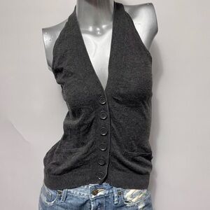 Y2K Sweater Vest Halter